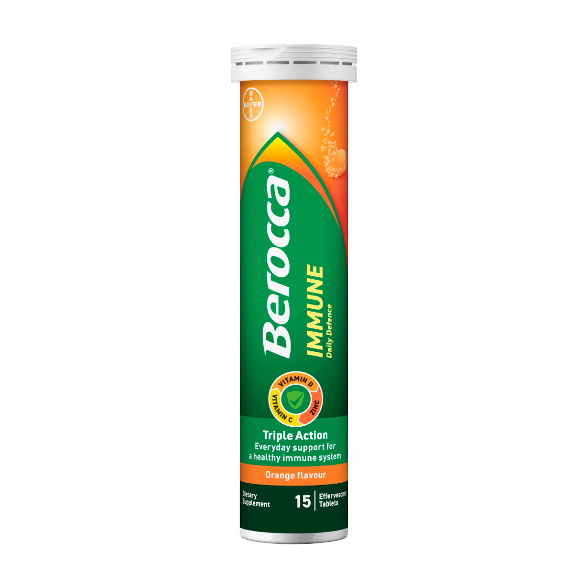 Berocca Immune Daily Defence Orange Effervescent Tablets